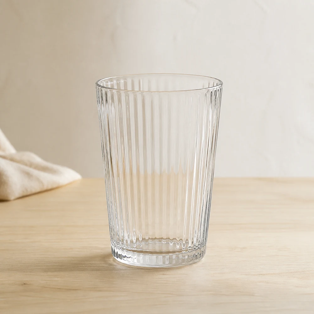竖纹玻璃杯 320ml